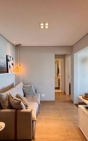 Apartamento à venda com 45m², 1 quarto e 1 vaga Apartamento à venda com 45m², 1 quarto e 1 vagaSala