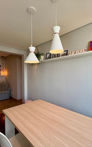 Apartamento à venda com 45m², 1 quarto e 1 vaga Apartamento à venda com 45m², 1 quarto e 1 vagaSacada