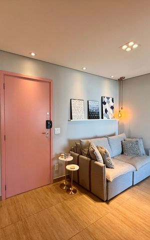 Apartamento à venda com 45m², 1 quarto e 1 vaga Apartamento à venda com 45m², 1 quarto e 1 vagaSala