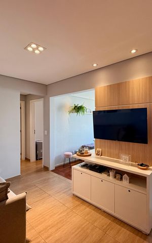 Apartamento à venda com 45m², 1 quarto e 1 vaga Apartamento à venda com 45m², 1 quarto e 1 vagaSala