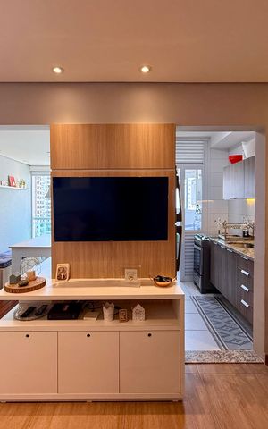 Apartamento à venda com 45m², 1 quarto e 1 vaga Apartamento à venda com 45m², 1 quarto e 1 vagaSala