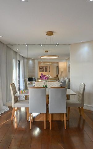 Apartamento para alugar com 135m², 3 quartos e 3 vagasSala de Jantar