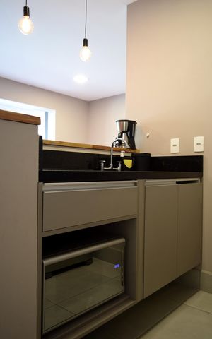 Studio à venda com 42m², 1 quarto e 1 vagaEstúdio - cozinha