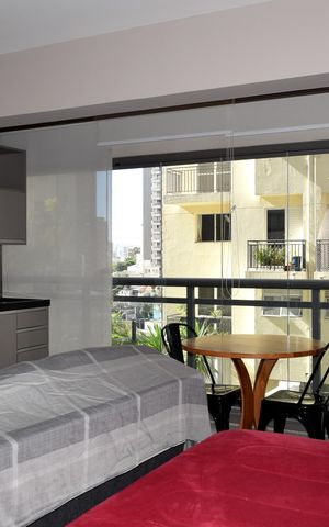 Studio à venda com 42m², 1 quarto e 1 vagaEstúdio