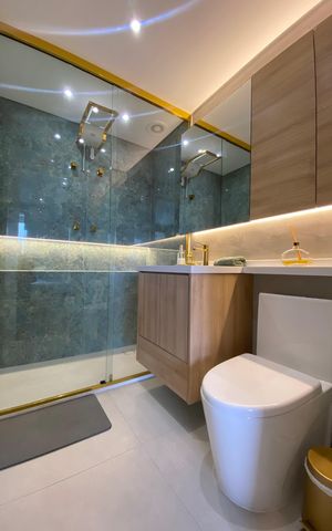 Studio para alugar com 27m², 1 quarto e sem vaga Studio para alugar com 27m², 1 quarto e sem vagaBanheiro social