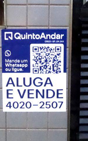 Apartamento para alugar com 80m², 2 quartos e 1 vagaFachada | Adesivo Quintoandar instalado