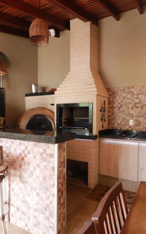 Casa para alugar com 120m², 3 quartos e 3 vagasÁrea gourmet 