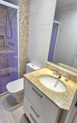 Apartamento à venda com 136m², 3 quartos e 3 vagas Apartamento à venda com 136m², 3 quartos e 3 vagasBanheiro