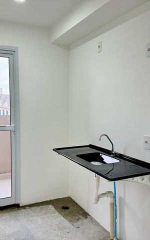 Apartamento para alugar com 40m², 2 quartos e sem vaga Apartamento para alugar com 40m², 2 quartos e sem vagaSala/cozinha
