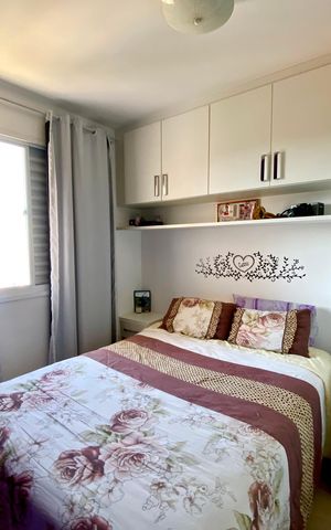Apartamento para alugar com 57m², 3 quartos e 1 vaga Apartamento para alugar com 57m², 3 quartos e 1 vagaQuarto1