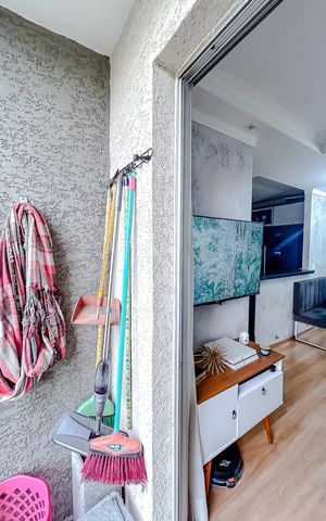 Apartamento à venda com 50m², 2 quartos e 1 vagaVaranda