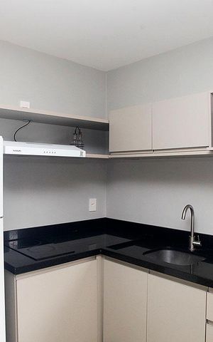 Apartamento para alugar com 61m², 1 quarto e sem vagaStudio - Cozinha