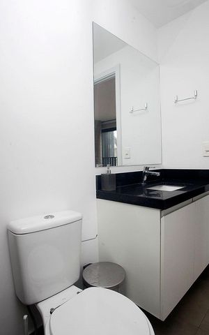 Apartamento para alugar com 61m², 1 quarto e sem vagaBanheiro