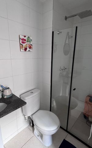 Apartamento à venda com 48m², 2 quartos e 1 vaga Apartamento à venda com 48m², 2 quartos e 1 vagaBanheiro do Quarto 1