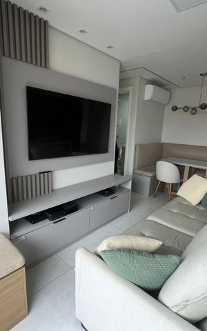 Apartamento à venda com 55m², 2 quartos e 1 vaga Apartamento à venda com 55m², 2 quartos e 1 vagaSala