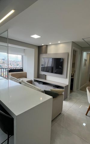 Apartamento à venda com 55m², 2 quartos e 1 vaga Apartamento à venda com 55m², 2 quartos e 1 vagaSala