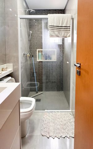 Apartamento à venda com 52m², 2 quartos e 1 vagaBanheiro Social