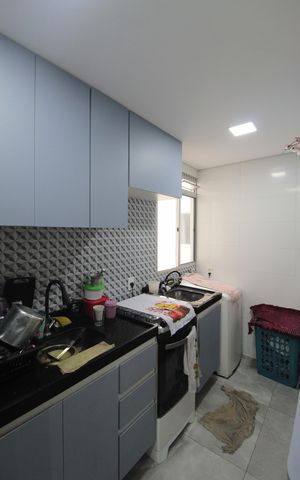 Apartamento para alugar com 45m², 2 quartos e 1 vagaCozinha e Área de Serviço