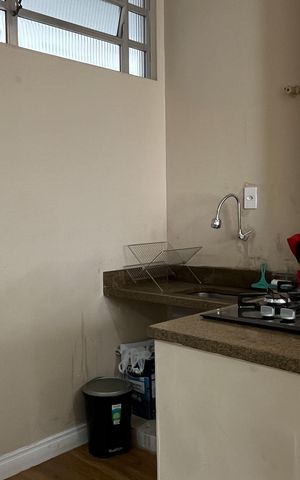 Apartamento para alugar com 37m², 1 quarto e sem vagaCozinha e Área de Serviço