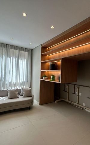 Studio à venda com 26m², 1 quarto e sem vaga