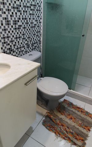 Apartamento à venda com 90m², 3 quartos e 2 vagasBanheiro Social