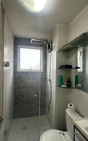 Apartamento à venda com 51m², 2 quartos e 1 vaga Apartamento à venda com 51m², 2 quartos e 1 vagaBanheiro