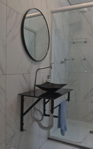 Apartamento para alugar com 91m², 1 quarto e 1 vagaBanheiro