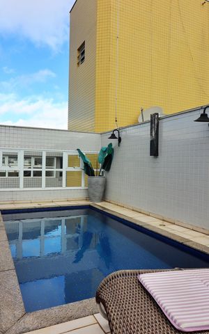 Apartamento à venda com 200m², 3 quartos e 2 vagasPiscina Cobertura 