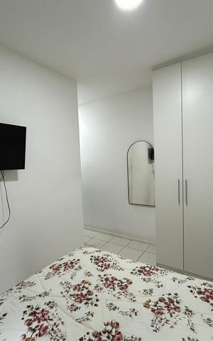 Apartamento à venda com 57m², 2 quartos e 1 vagaQuarto 2 - Suíte