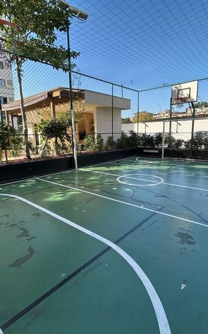 Apartamento à venda com 57m², 2 quartos e 1 vagaQuadra Esportiva