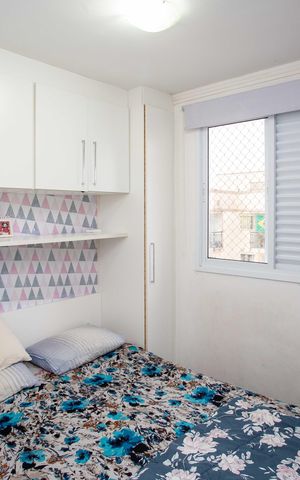 Apartamento à venda com 47m², 2 quartos e 1 vagaQuarto 1