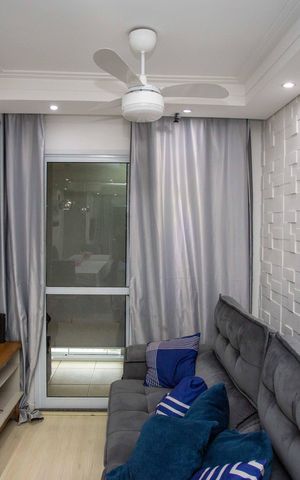 Apartamento à venda com 47m², 2 quartos e 1 vagaSala