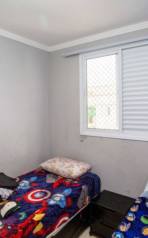 Apartamento à venda com 47m², 2 quartos e 1 vagaQuarto 2