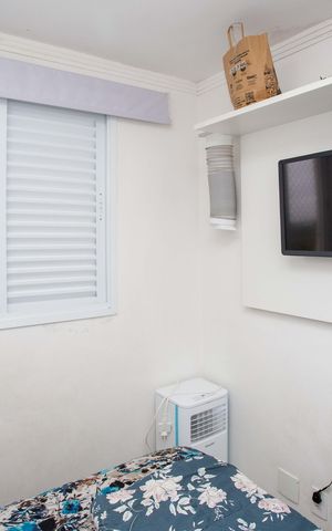 Apartamento à venda com 47m², 2 quartos e 1 vagaQuarto 1