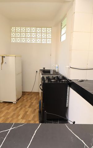 Casa de condomínio para alugar com 65m², 2 quartos e 1 vagaSala/Cozinha