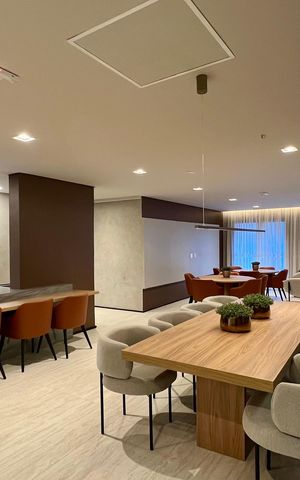 Studio para alugar com 27m², 1 quarto e sem vaga Studio para alugar com 27m², 1 quarto e sem vagaSalão de Festas