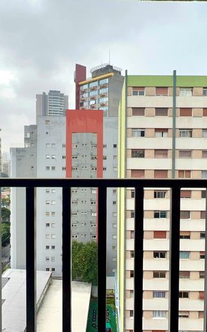 Studio para alugar com 28m², 1 quarto e sem vaga Studio para alugar com 28m², 1 quarto e sem vagaVaranda