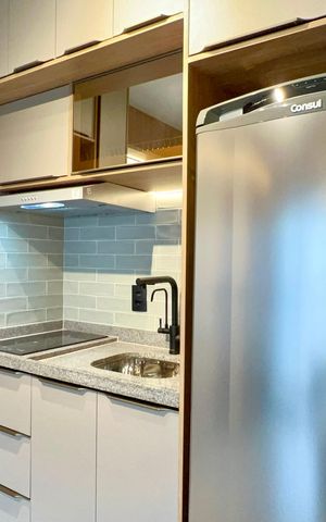 Studio para alugar com 28m², 1 quarto e sem vaga Studio para alugar com 28m², 1 quarto e sem vagaCozinha