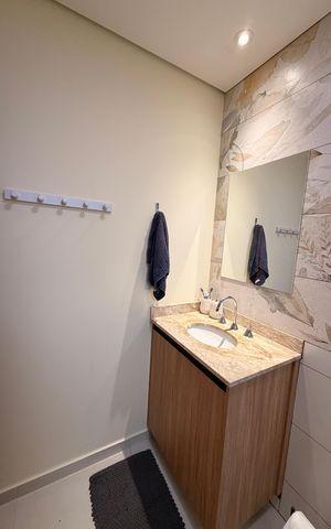 Apartamento à venda com 105m², 3 quartos e 2 vagasBanheiro Social