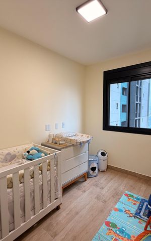 Apartamento à venda com 105m², 3 quartos e 2 vagasQuarto 2