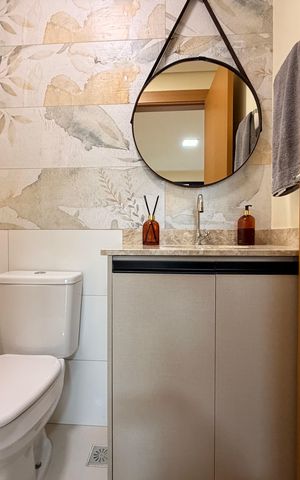Apartamento à venda com 105m², 3 quartos e 2 vagasLavabo