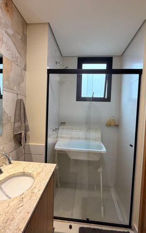 Apartamento à venda com 105m², 3 quartos e 2 vagasBanheiro da Suíte