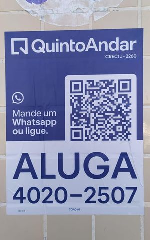 Studio para alugar com 30m², 1 quarto e sem vaga Studio para alugar com 30m², 1 quarto e sem vagaPlaca