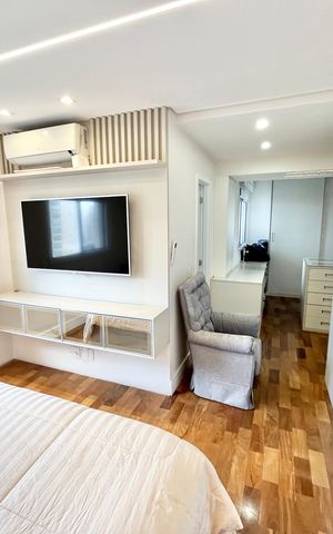 Apartamento para alugar com 189m², 3 quartos e 3 vagasQuarto 2 - Suíte