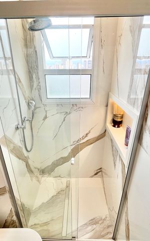 Apartamento para alugar com 189m², 3 quartos e 3 vagasBanheiro da Suíte 1