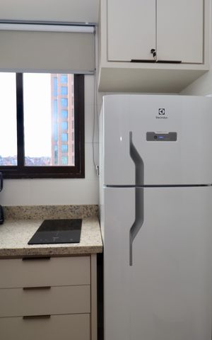 Studio para alugar com 22m², 1 quarto e 1 vaga Studio para alugar com 22m², 1 quarto e 1 vagaCozinha