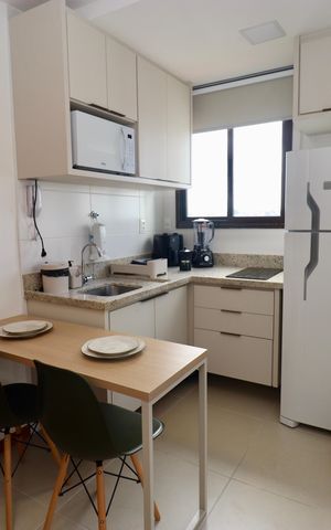 Studio para alugar com 22m², 1 quarto e 1 vaga Studio para alugar com 22m², 1 quarto e 1 vagaCozinha