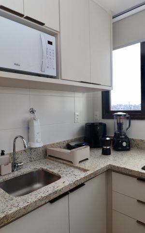 Studio para alugar com 22m², 1 quarto e 1 vaga Studio para alugar com 22m², 1 quarto e 1 vagaCozinha