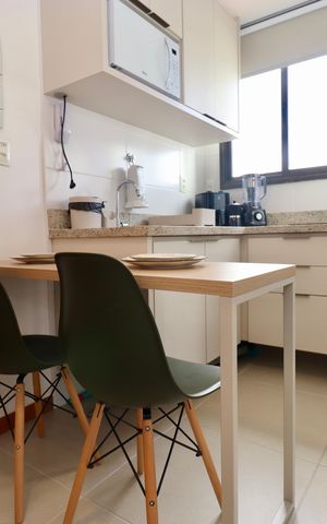 Studio para alugar com 22m², 1 quarto e 1 vaga Studio para alugar com 22m², 1 quarto e 1 vagaCozinha