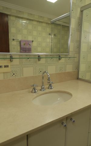 Apartamento à venda com 156m², 4 quartos e 2 vagasBanheiro Social